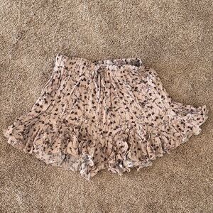 Floral Ruffle Shorts